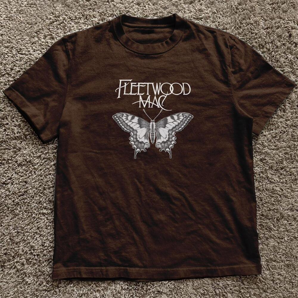 Brown Fleetwood Mac Butterfly Tee